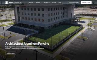 Sleekfence website