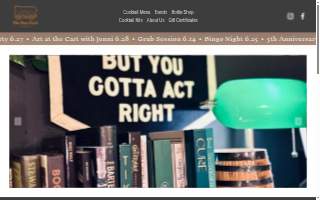The Bar Cart website