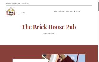 The Brick House Pub website