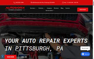 Autoworx Robinson website