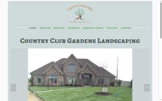 Country Club Gardens Landscaping website