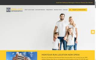 Steel City Orthodontics of Robinson website