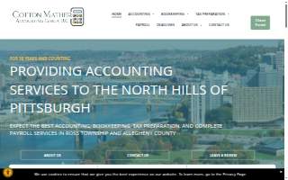 Cotton Mather Accounting Group, LLC of Ross Township website