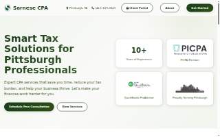 Sarnese CPA website