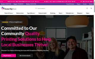 Center City Print website