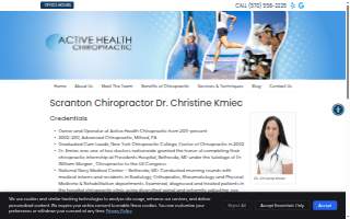 Christine M. Kmiec, DC website
