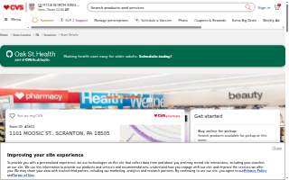 CVS Pharmacy website