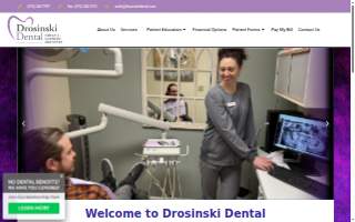 Drosinski Dental website