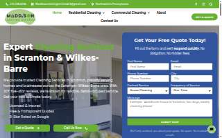 Maddison Cleaning Services website