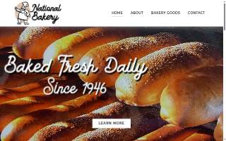 National Bakery website