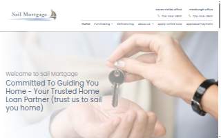 Sail Mortgage website
