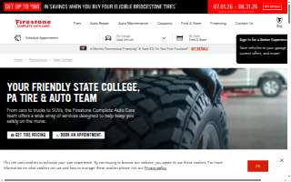 Firestone Complete Auto Care of State College website