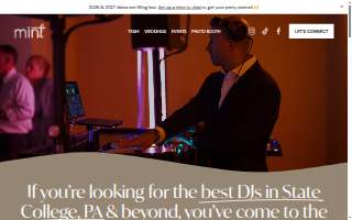 Mint DJ & Event Group website