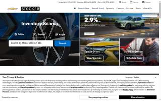 Stocker Chevrolet website