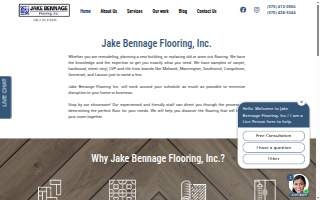 Jake Bennage Flooring Inc. website