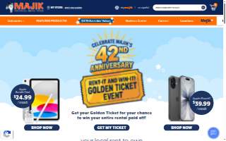 MAJIK Rent-To-Own website
