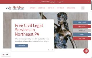 North Penn Legal Services website