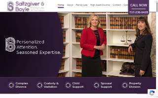 Saltzgiver & Boyle Family Law Attorneys website