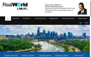 Real World Law, PC website