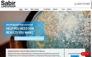 Sabir Law Group of Upper Darby website
