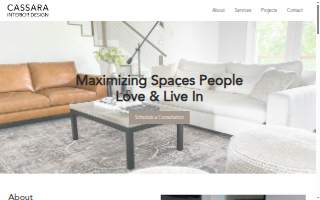 Cassara Interiors website