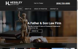 Hessley Law Offices website