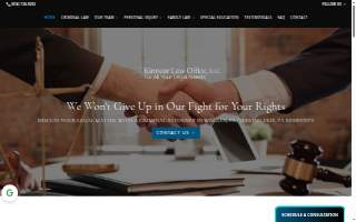 Kinnear Law Office, LLC website