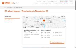 Banfield Pet Hospital of Washington website