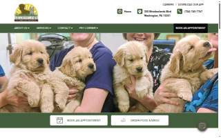 Meadowlands Veterinary Hospital website