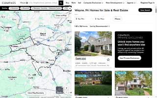 Compass Real Estate Wayne website