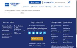 High Swartz LLP website