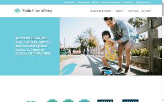 Main Line Allergy, LLP of Wayne website