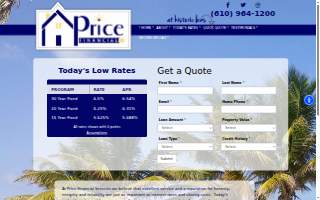 Price Financial Services website
