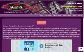 Sign Studios website