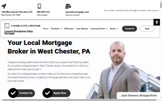 Brandywine Valley Mortgage website