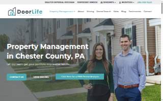 DoorLife Property Management - Chester County, PA website