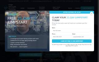 Gage Strength Training website