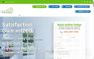 Go Green Cleaning Experts website