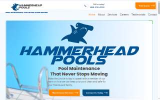 Hammerhead Pool Service website