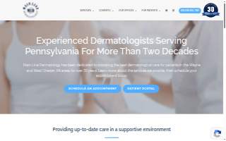 Main Line Dermatology, Inc. website