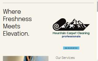 Mountain Carpet Cleaning Professionals website