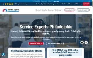 Wesley Wood Service Experts of Chester website