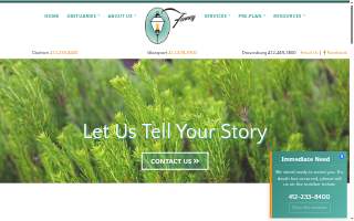 S M Finney Funeral Home Inc. website