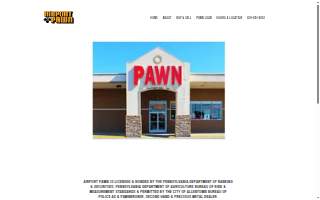 Airport Pawn website