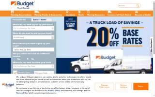 Budget Store & Lock Self Storage website