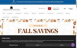 Decor Home Furniture website