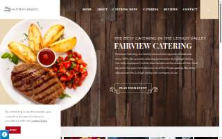 Fairview Catering website