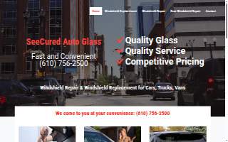 SeeCured Auto Glass website