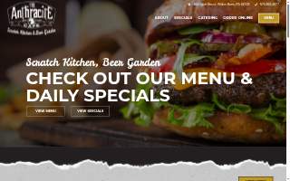 Anthracite Cafe website