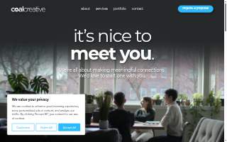 Coal Creative website
